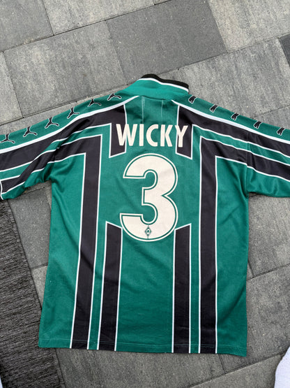 Werder Bremen 1999/2000 Home Shirt (#3 Wicky) (S) 6/10
