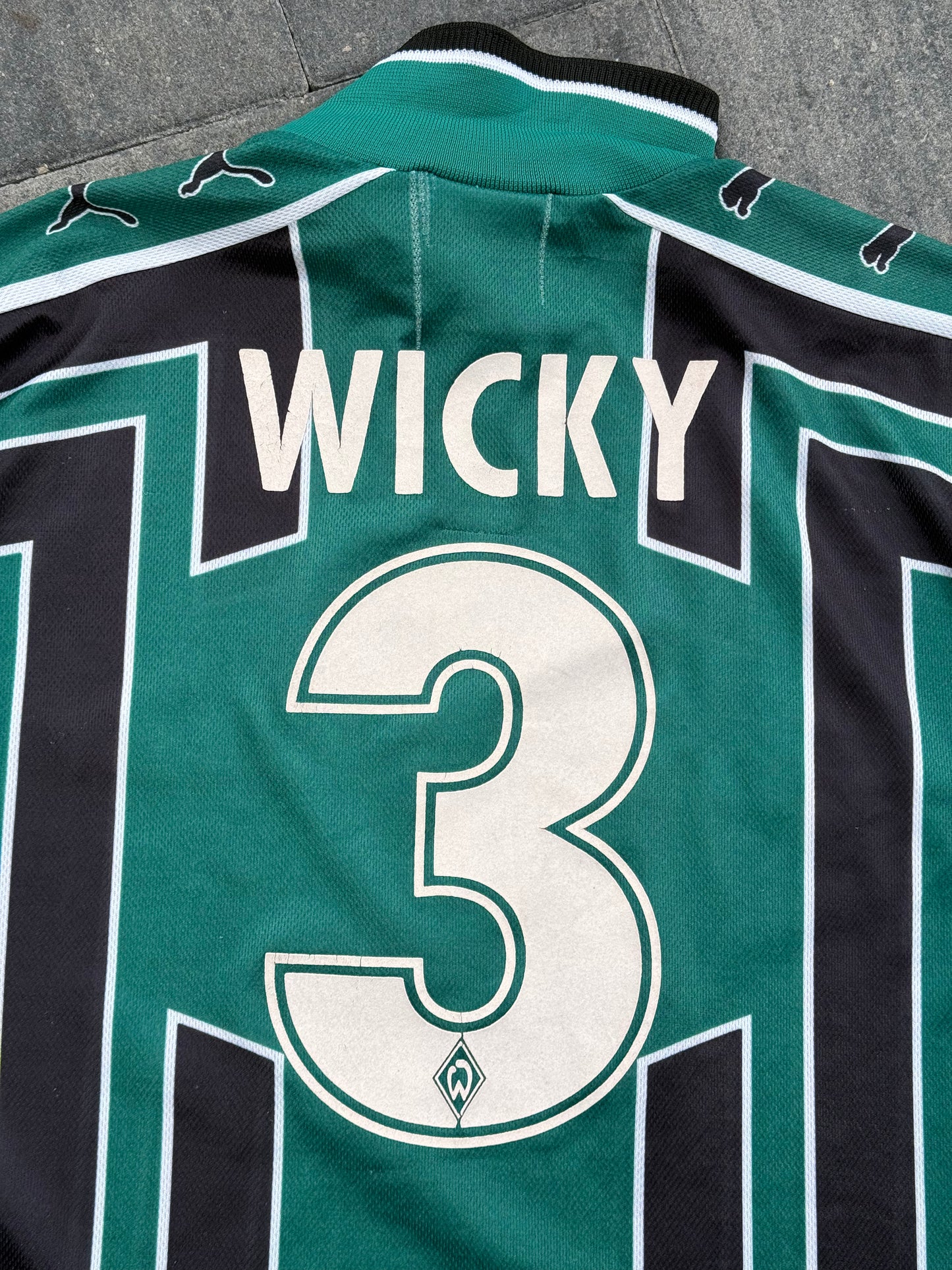 Werder Bremen 1999/2000 Home Shirt (#3 Wicky) (S) 6/10