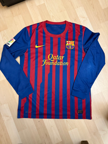 FC Barcelona 2010/2011 Home Shirt Longsleeve (#10 Messi) (M)