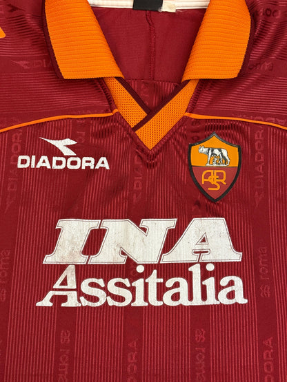 AS Roma 1999/2000 Home Shirt (#10 Totti) (L)