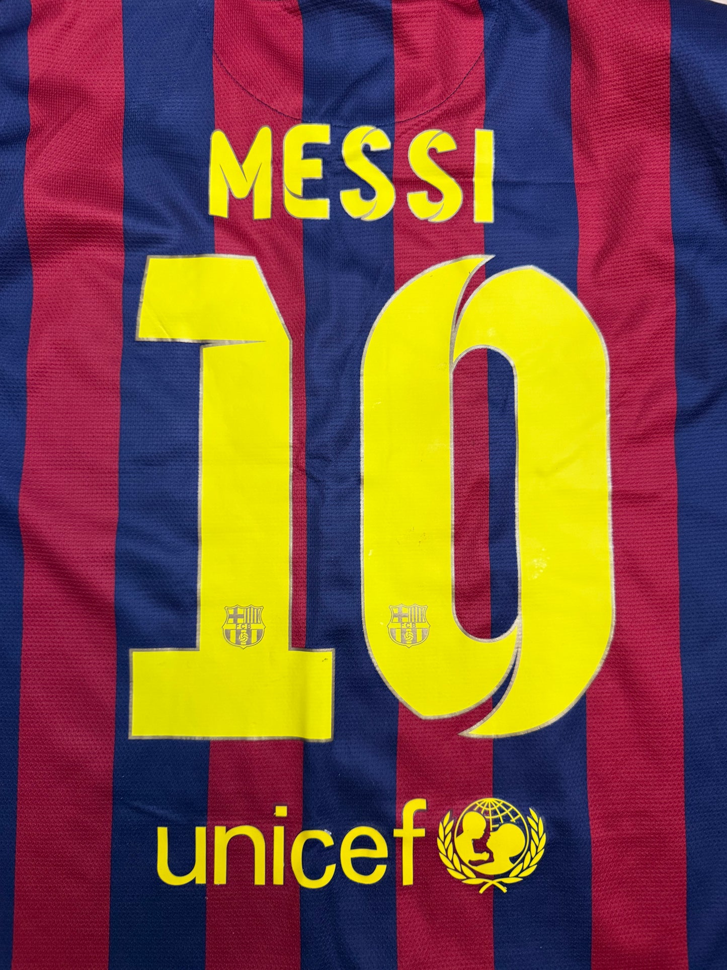 FC Barcelona 2013/2014 Home Shirt (#10 Messi) (L)