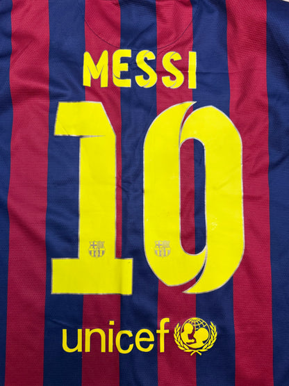 FC Barcelona 2013/2014 Home Shirt (#10 Messi) (L)
