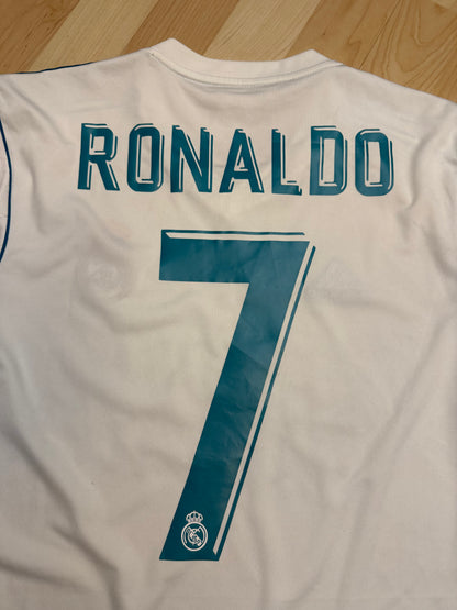 Real Madrid 2017/2018 Home Shirt (#7 Ronaldo) (M)