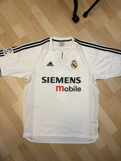 Real Madrid 2003/2004 Home Shirt (#9 Ronaldo) (M/L)