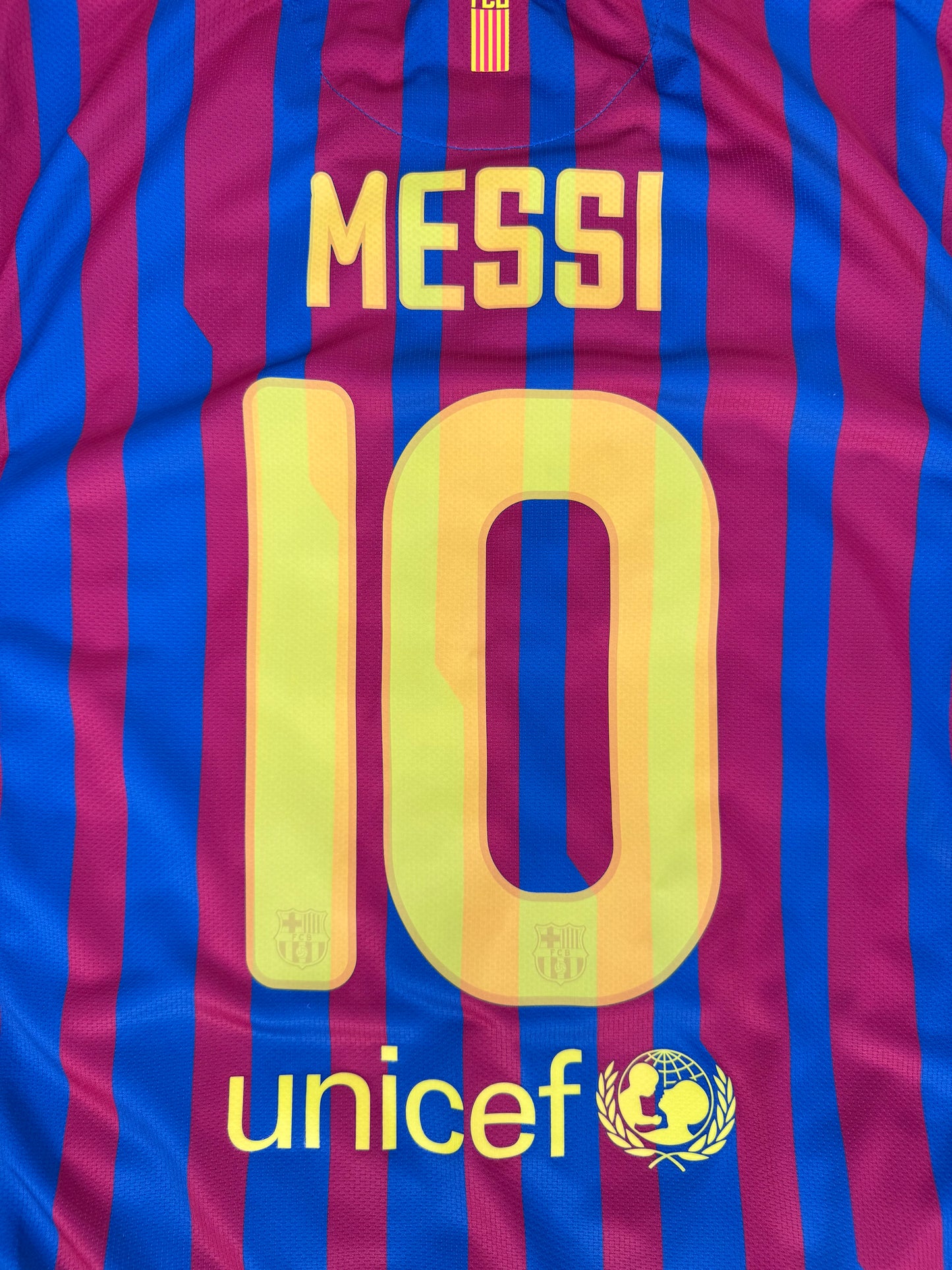 Barcelona 2011/2012 Home Shirt (#10 Messi) (L)