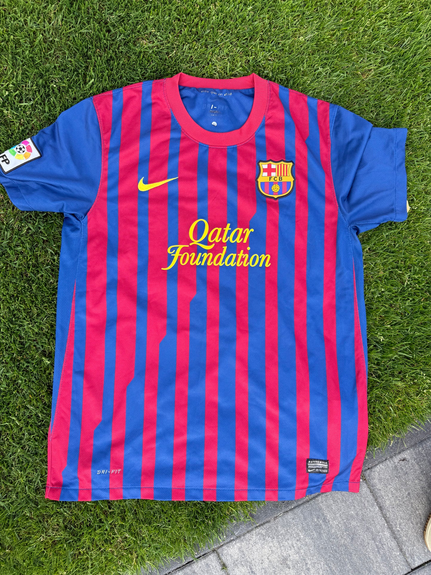 Barcelona 2011/2012 Home Shirt (#10 Messi) (L)