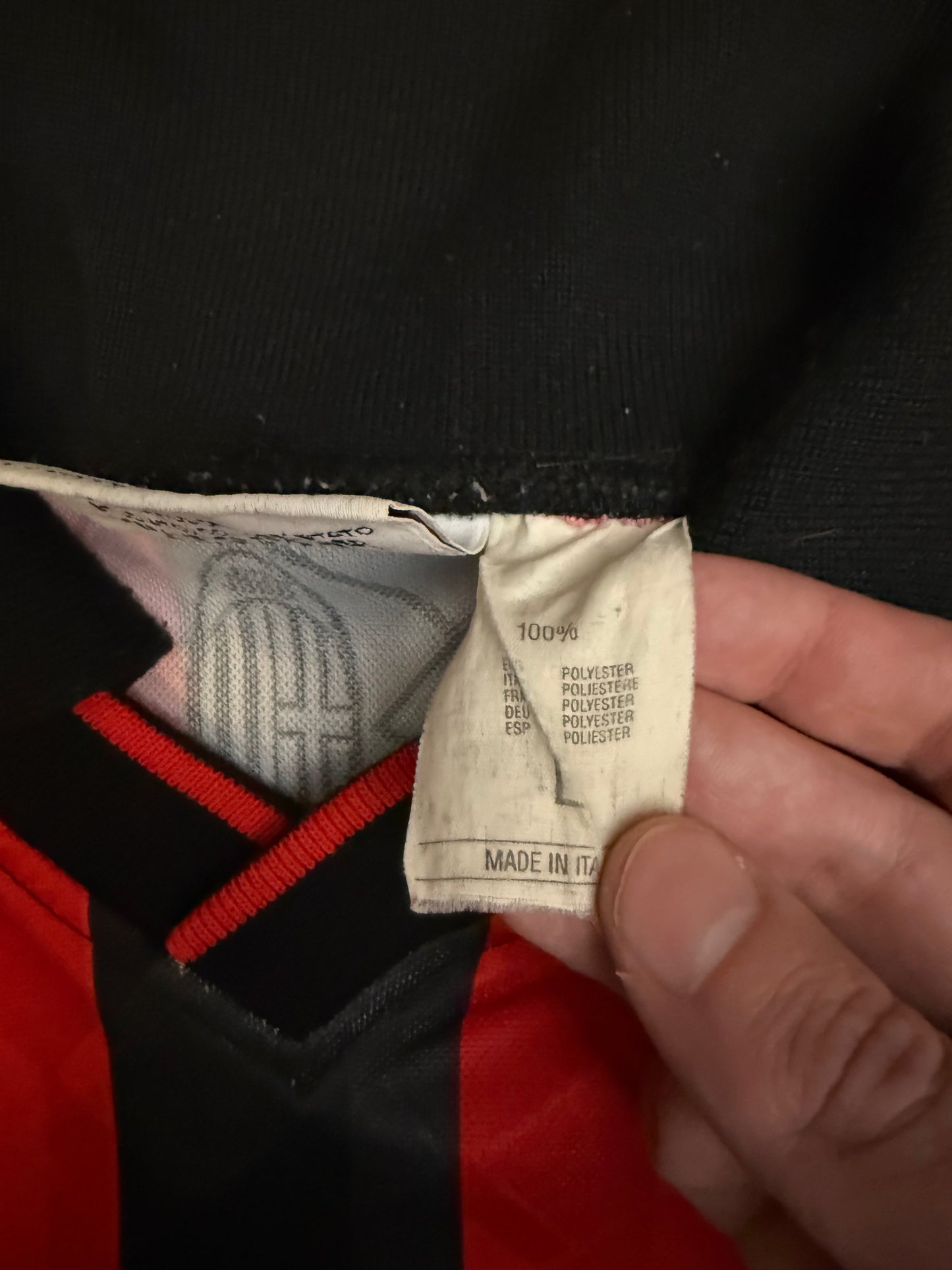 AC Milan 1994/1995 Intercontinental Cup Home Shirt (#18 Baggio) (L/XL)