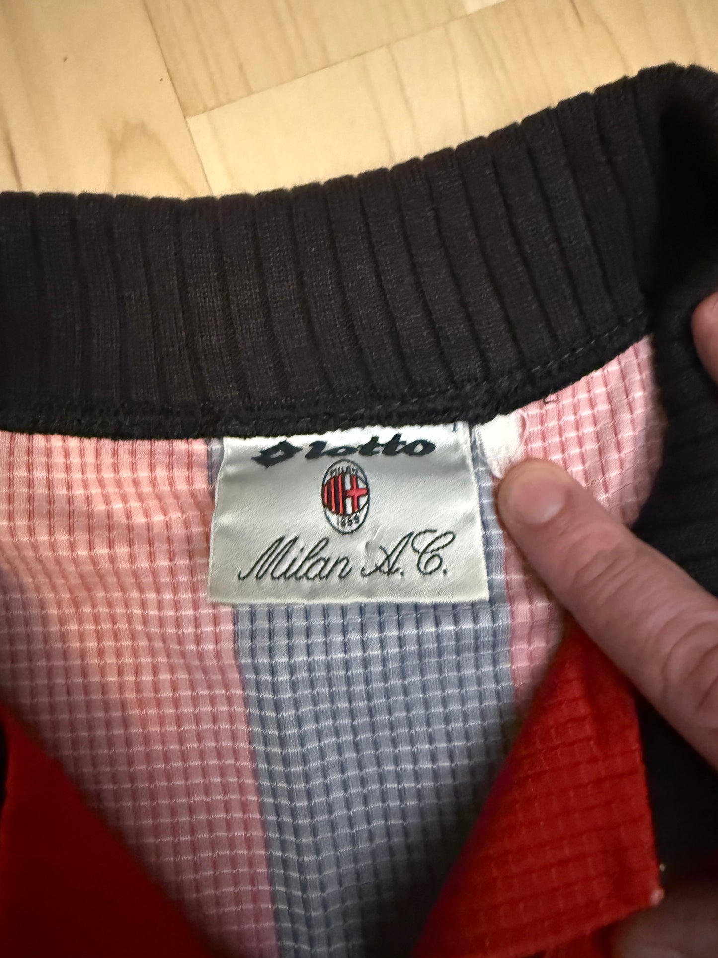 AC Milan 1997/1998 Home Shirt (#14 Weah) (XL)