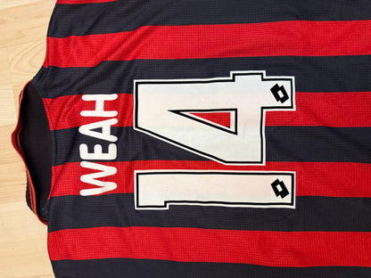 AC Milan 1997/1998 Home Shirt (#14 Weah) (XL)