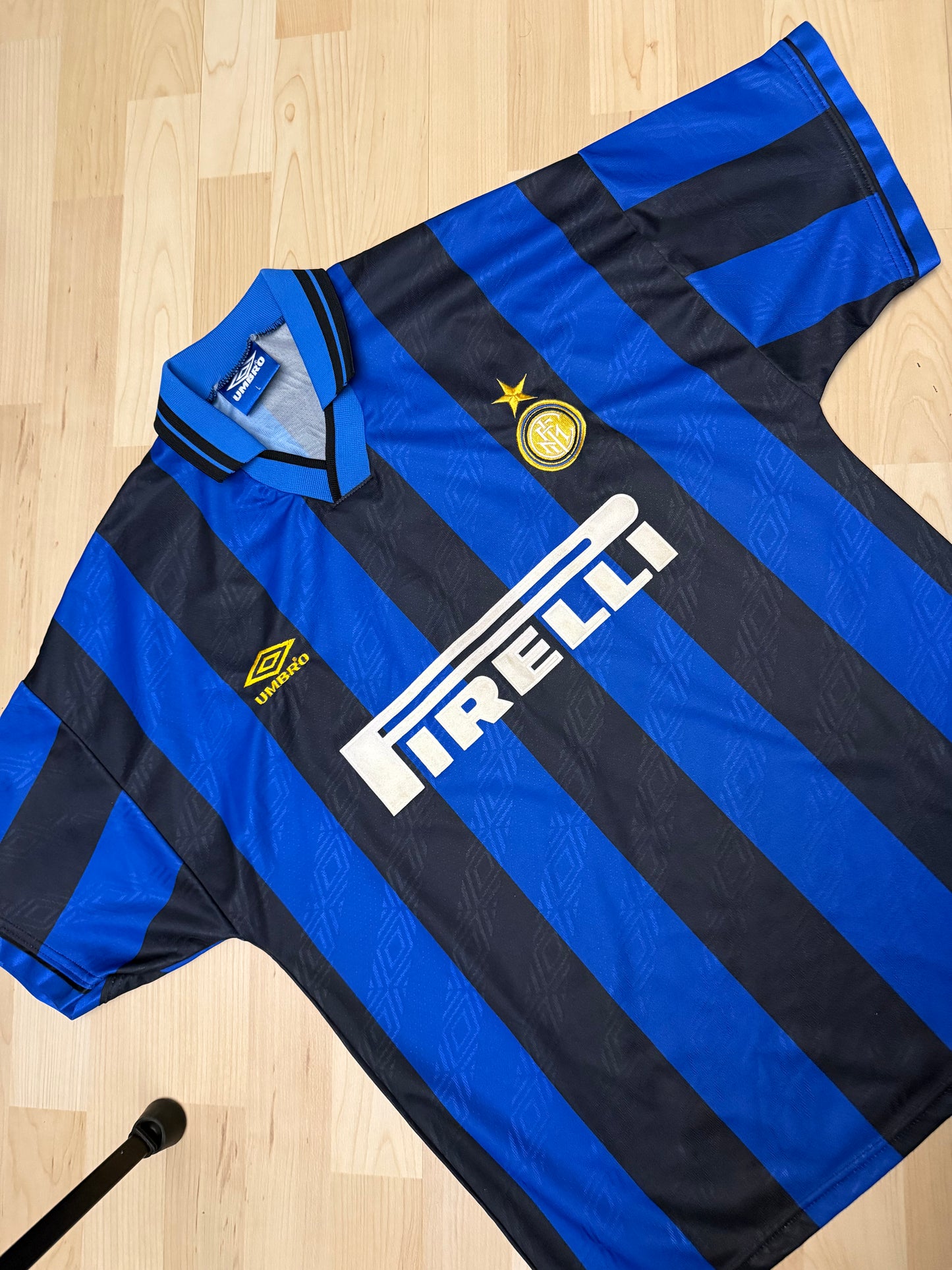 Inter Milan 1995/1996 Home Shirt (#6 Roberto Carlos) (L)