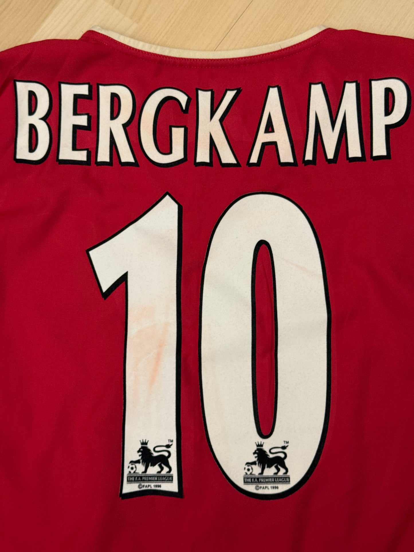 Arsenal 2002/2004 Home Shirt (#10 Bergkamp) (L)