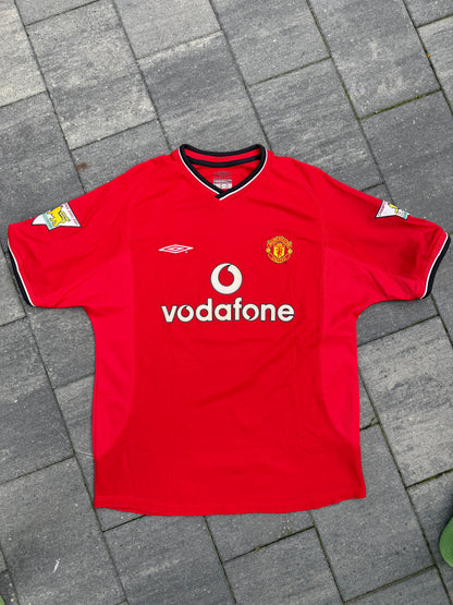 Manchester United 2000/20002 Home Shirt (#4 Veron) (M)