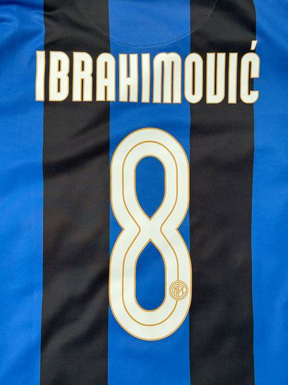 Inter Milan 2008/2009 Home Shirt (#8 Ibrahimovic) (L)
