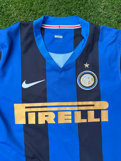 Inter Milan 2008/2009 Home Shirt (#8 Ibrahimovic) (L)