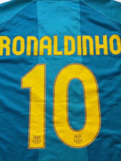 Barcelona 2006/2007 Away Shirt (#10 Ronaldinho) (M)