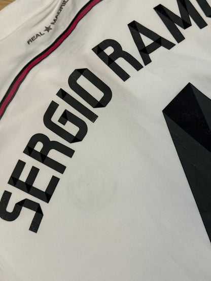 Real Madrid 2014/2015 Home Shirt (#4 Ramos) (L)