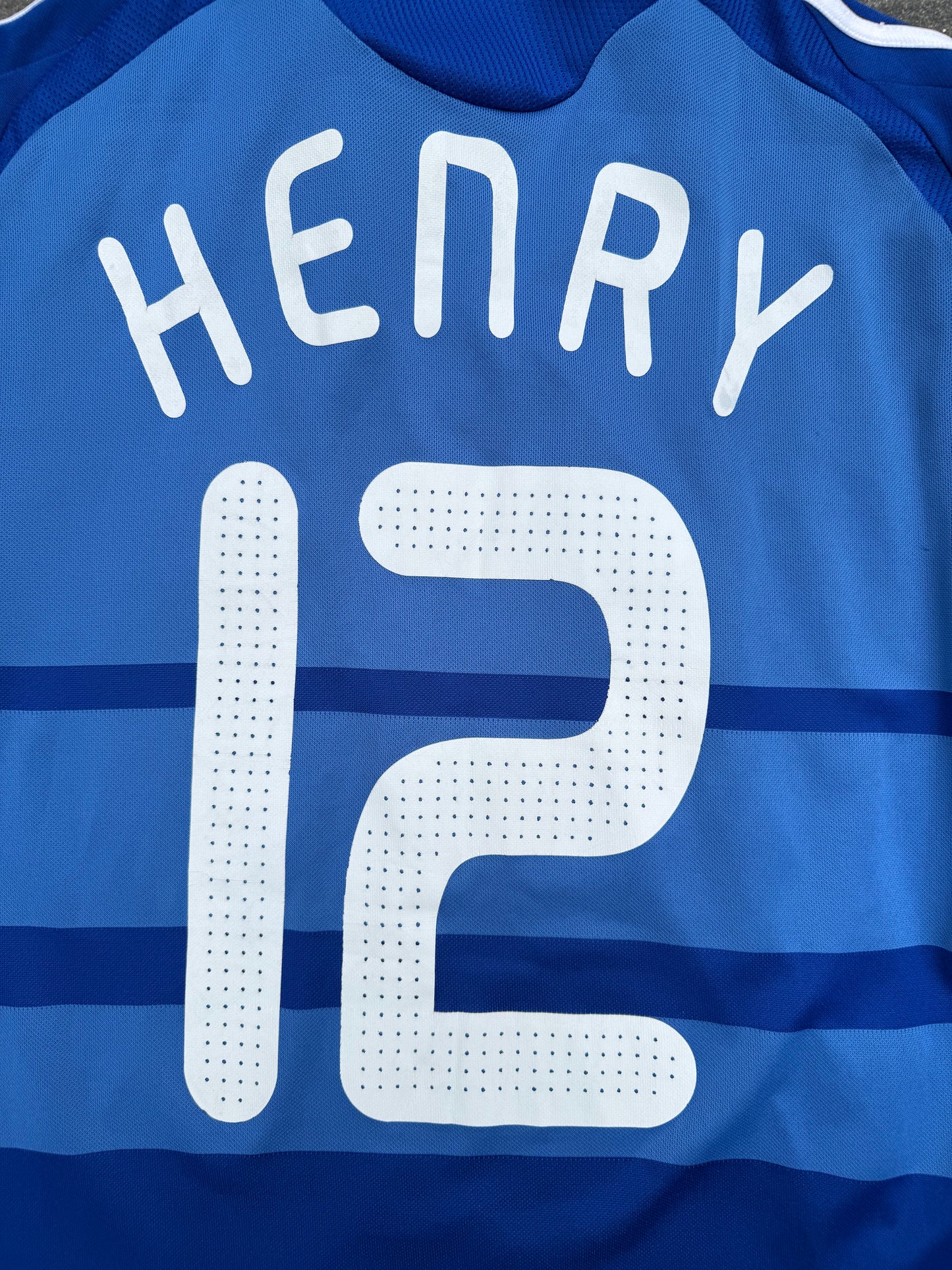 France 2008/2009 Home Shirt (#12 Henry) (M)