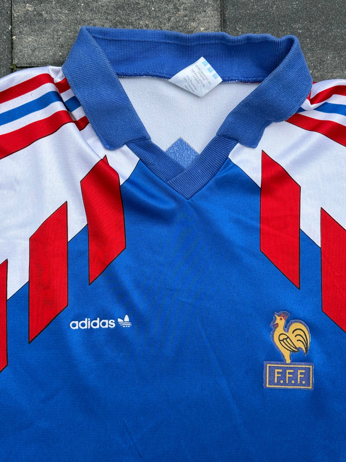 France 1990/1992 Home Shirt Longsleeve (L)