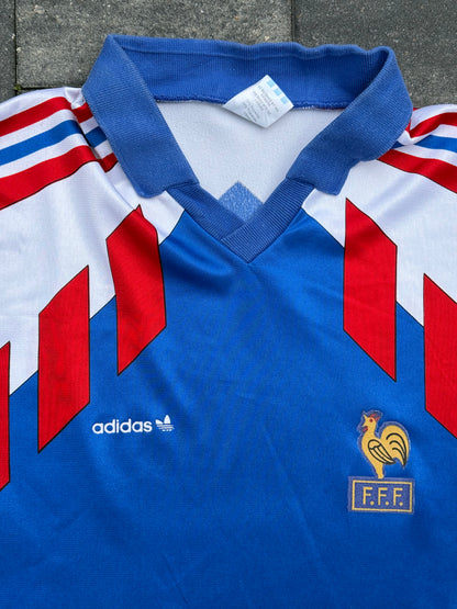 France 1990/1992 Home Shirt Longsleeve (L)