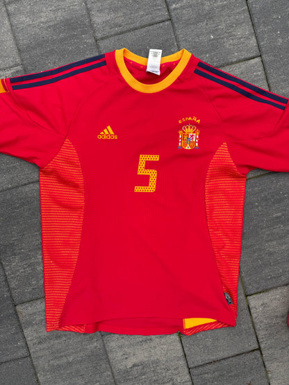 Spain 2002/2004 Home Shirt (#5 Puyol) (M)
