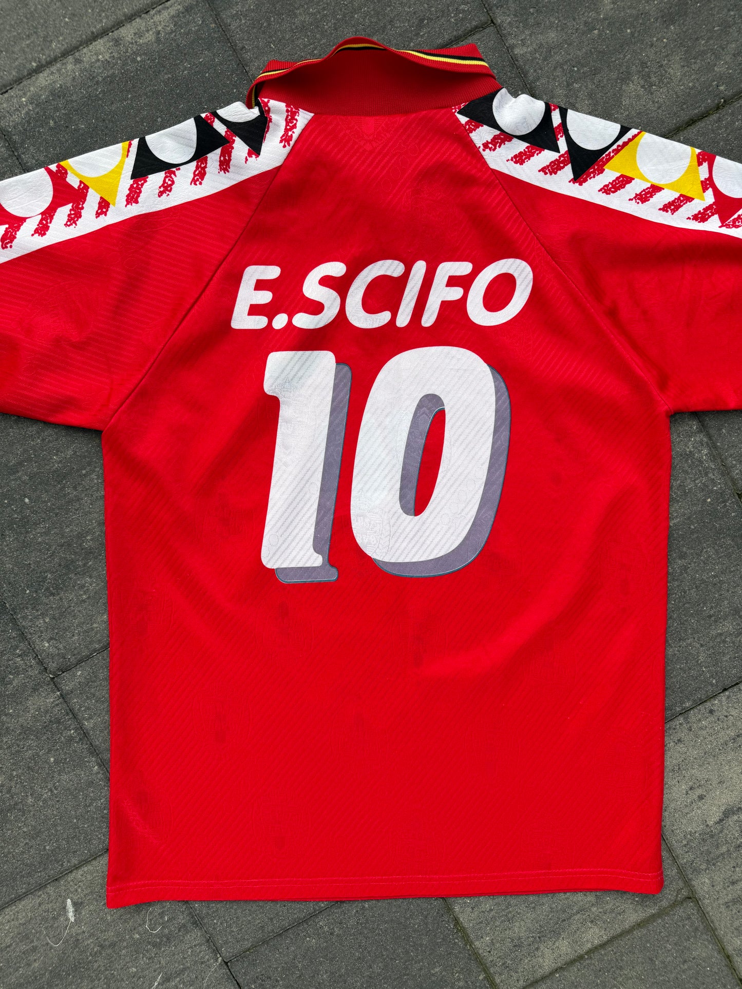Belgium 1994 Home Shirt (#10 Scifo) (S)