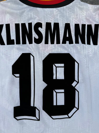 Germany 1994 Home Shirt (#18 Klinsmann) (M)
