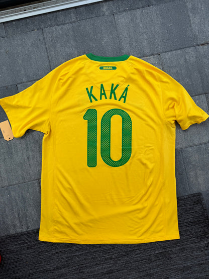 Brazil 2010 Home Shirt (#10 Kaka) (L)