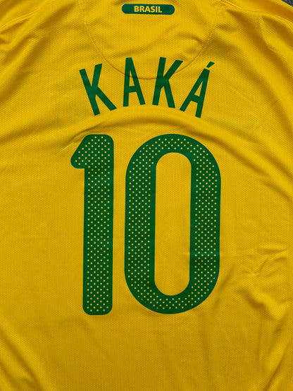 Brazil 2010 Home Shirt (#10 Kaka) (L)