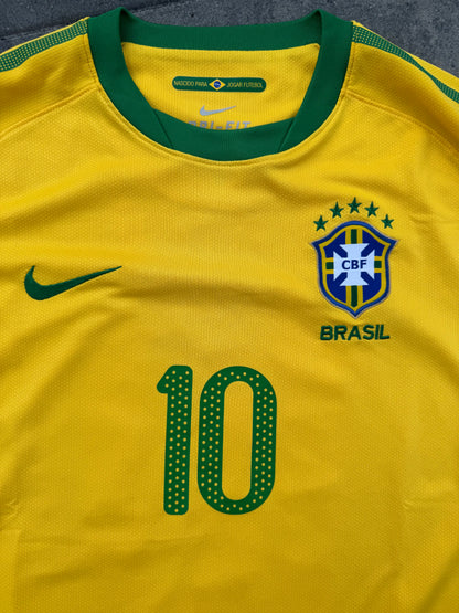 Brazil 2010 Home Shirt (#10 Kaka) (L)