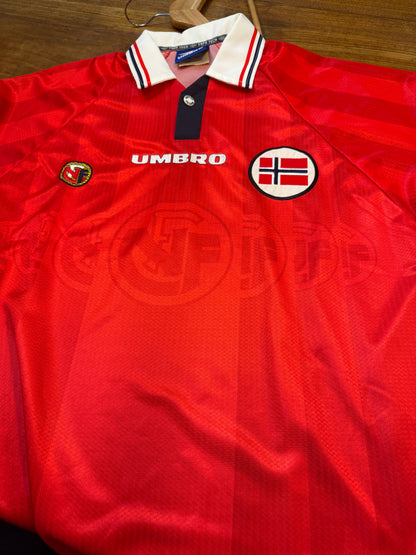 Norway 1998 Home Shirt Longsleeve (Rare) (XL)