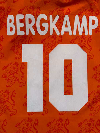 Netherlands 1994 Home Shirt (#10 Bergkamp) (L)