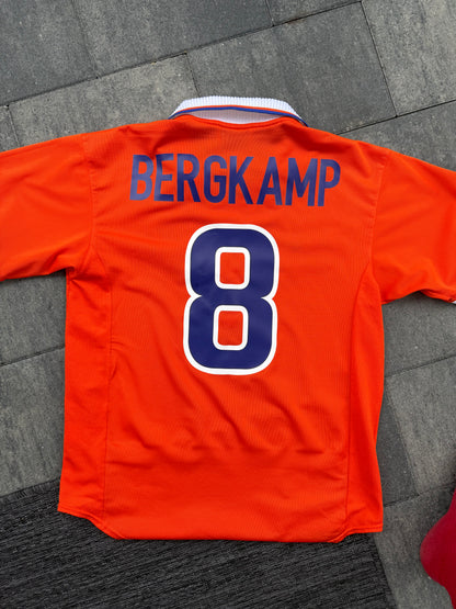 Netherlands 1997 Home Shirt (#8 Bergkamp) (M)