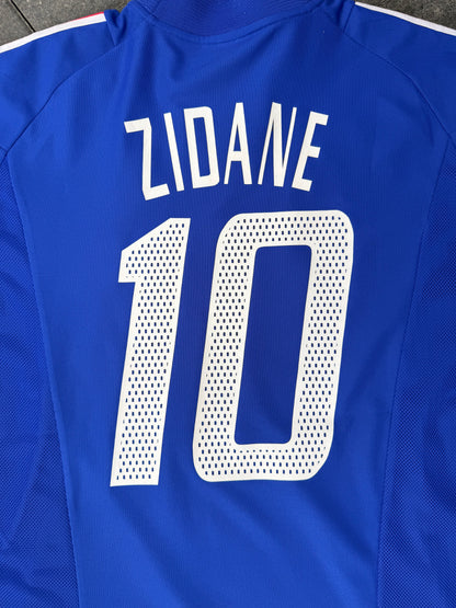 France 2002/2004 Home Shirt (#10 Zidane) (L)