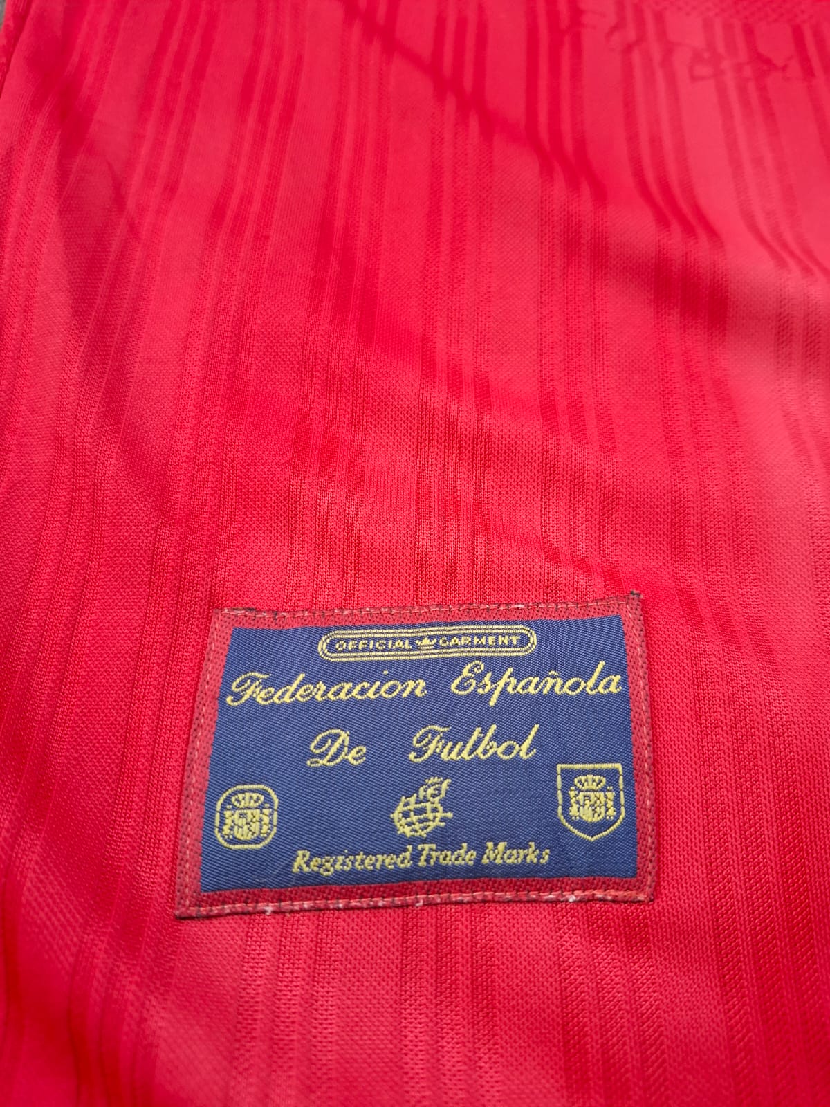 Spain 1996/1998 Home Shirt (#7 Guardiola) (L)