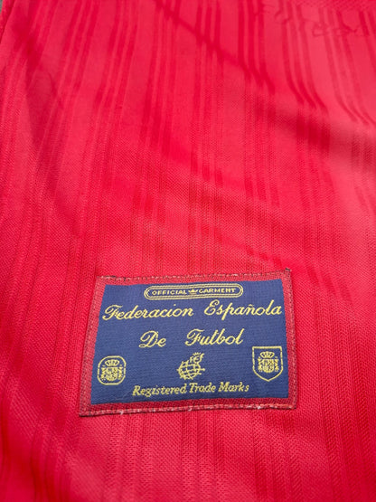 Spain 1996/1998 Home Shirt (#7 Guardiola) (L)