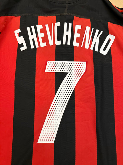 AC Milan 2003/2004 Home Shirt (#7 Shevchenko) (M)