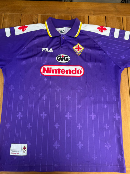 Fiorentina 1998/1999 Home Shirt (#9 Batistuta) (L/XL)