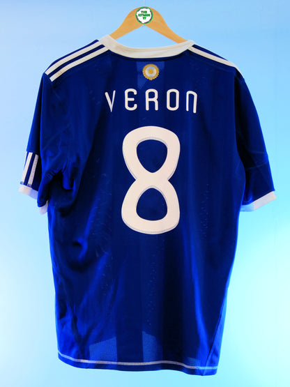 Argentina 2010 Away Shirt #8 Veron (L)