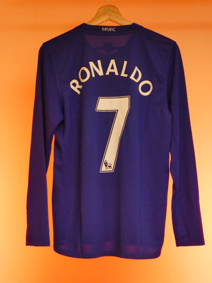 Manchester United 2008/2009 Third Shirt Longsleeve (#7 Ronaldo) (S)