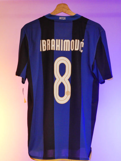 Inter Milan 2008/2009 Home Shirt (#8 Ibrahimovic) (L)