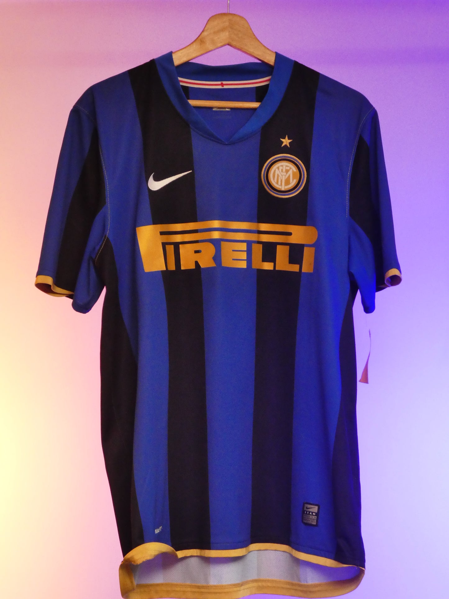 Inter Milan 2008/2009 Home Shirt (#8 Ibrahimovic) (L)