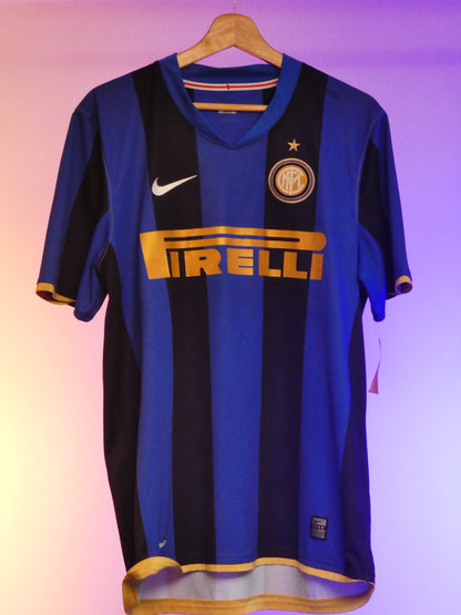 Inter Milan 2008/2009 Home Shirt (#8 Ibrahimovic) (L)
