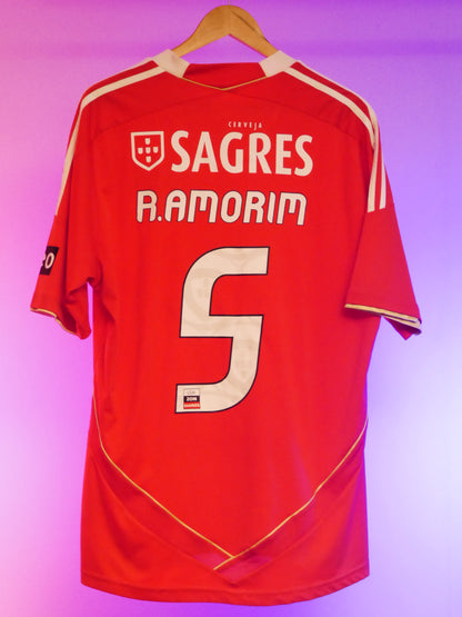 Benfica 2011/2012 Home Shirt (#5 Amorim) (L)