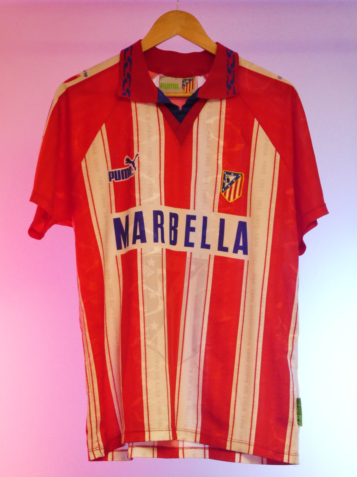 Atletico 1995/1996 Home Shirt (S/M)
