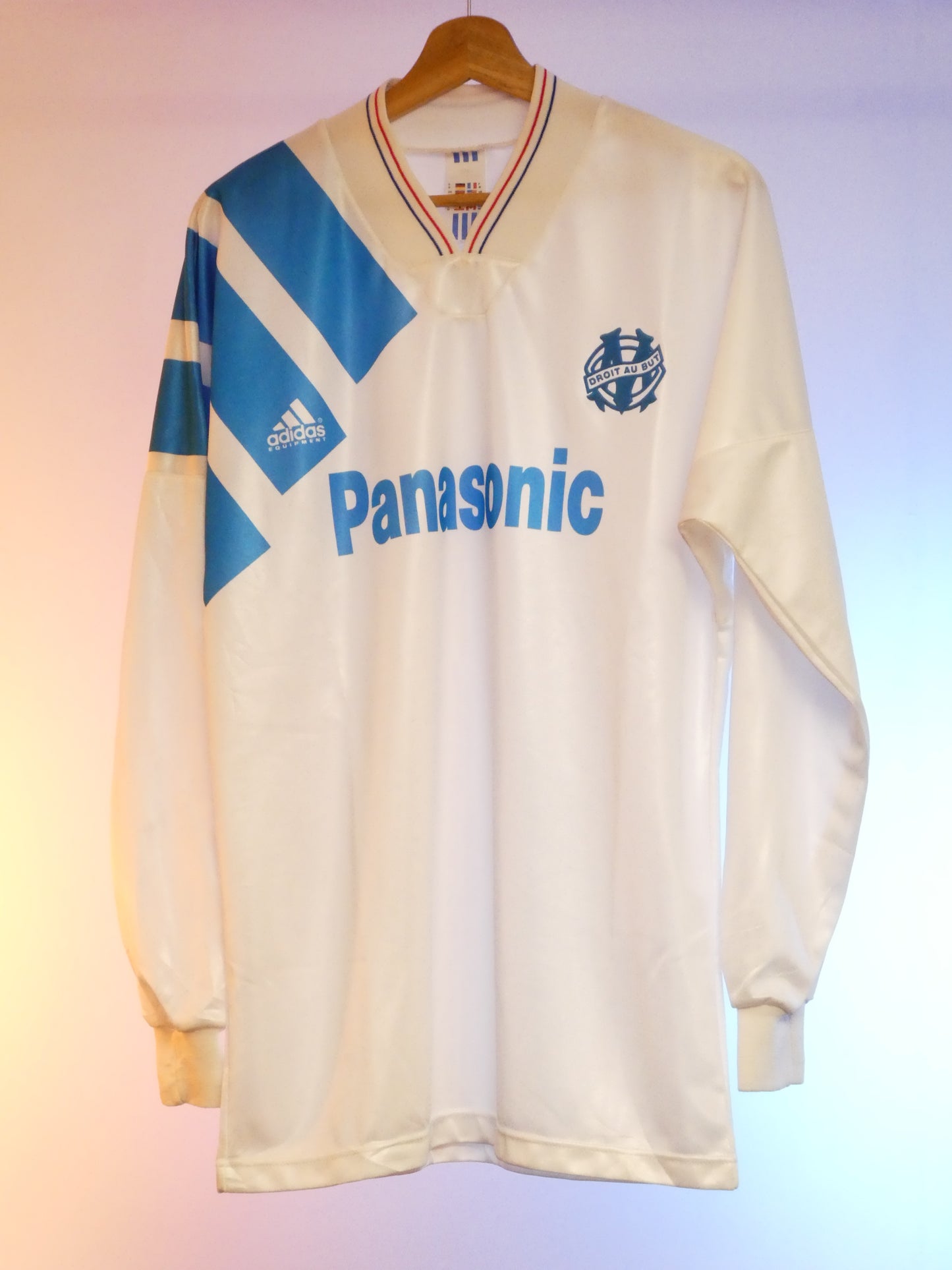 Marseille 1991/1992 Home Shirt Longsleeve (M)