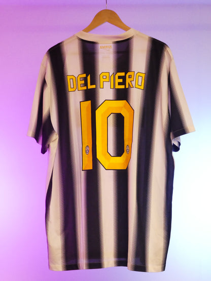 Juventus 2011/2012 Home Shirt (#10 Del Piero) (XXL)