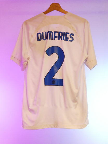Inter Milan 1993/1994 Away Shirt (#2 Dumfries) (M)