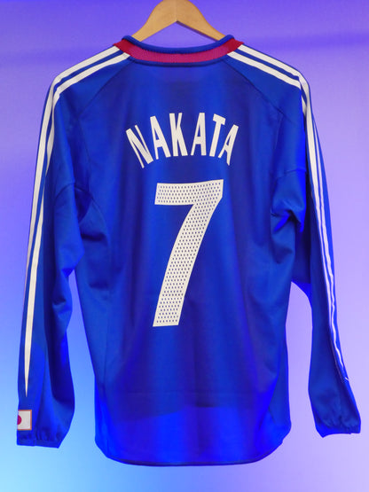 Japan 2004/2005 Home Shirt Longsleeve (#7 Nakata) (M)