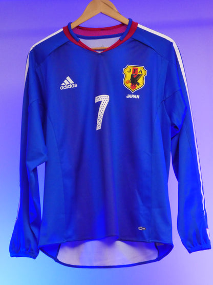 Japan 2004/2005 Home Shirt Longsleeve (#7 Nakata) (M)