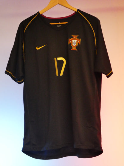 Portugal 2006/2008 Away Shirt (#17 Ronaldo) (L)